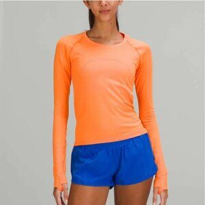Lululemon Swiftly Tech Long Sleeve Shirt 2.0 Race Length Running Gym Women's 4